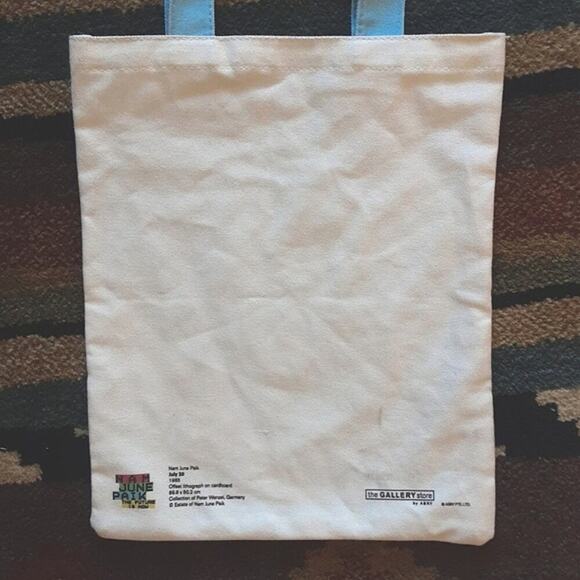 Nam June Paik 1985 The Future is Now Art Work The Gallery Store Artist Tote Bag - Picture 4 of 14
